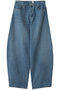 SEA ISLAND COTTON DENIM LOW CURVY PANTS バウト/BOWTE ブルーバイオ