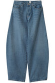 SEA ISLAND COTTON DENIM LOW CURVY PANTS