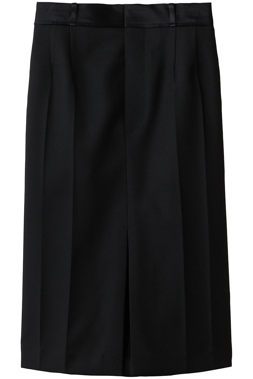 バウト/BOWTEのBLUE FACED LEICESTER DOSKIN TUXEDO SKIRT(ブラック/262-05-0006)