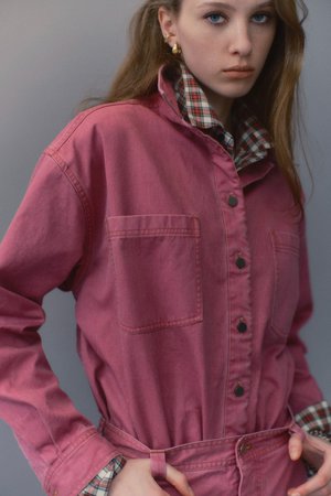 バウト/BOWTEのPIGMENT DYE WASHED WORK SHIRTS(110400/110403)