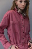 PIGMENT DYE WASHED WORK SHIRTS