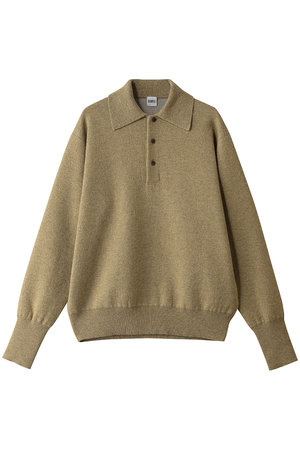 バウト/BOWTEのWOOL CASHMERE MELANGE POLO KNIT(110300/110301)