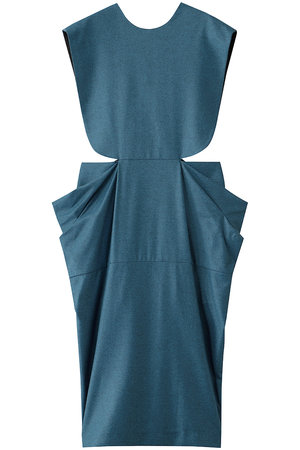 バウト/BOWTEのEXTRA FINE COLLAGE FLANNEL SCALPTURE DRESS(110500/110502)