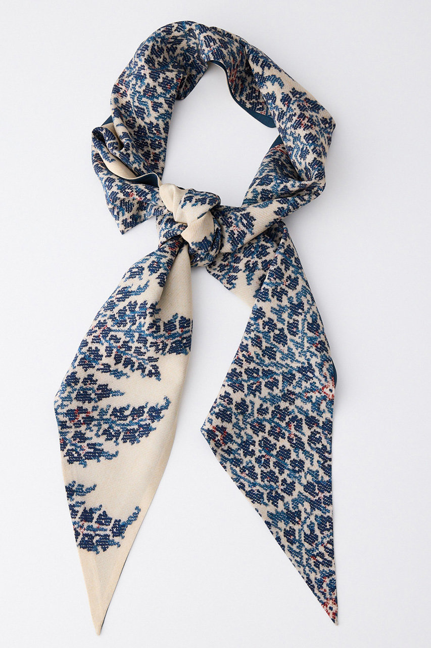 タピ ノワール/Tapis NoirのSlim スカーフ(ブルー（Dina）/TN25020303)