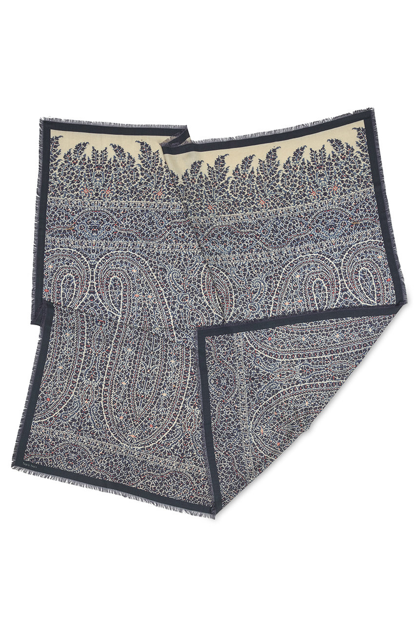 タピ ノワール/Tapis Noirの【予約販売】Large スカーフ(ブルー（Dina）/TN2402905)