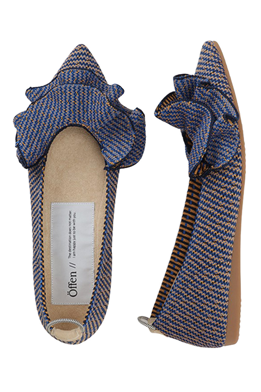 オッフェン/Offenのpointed-FRIN(BLUE & BEIGE/O21WPO-0013)