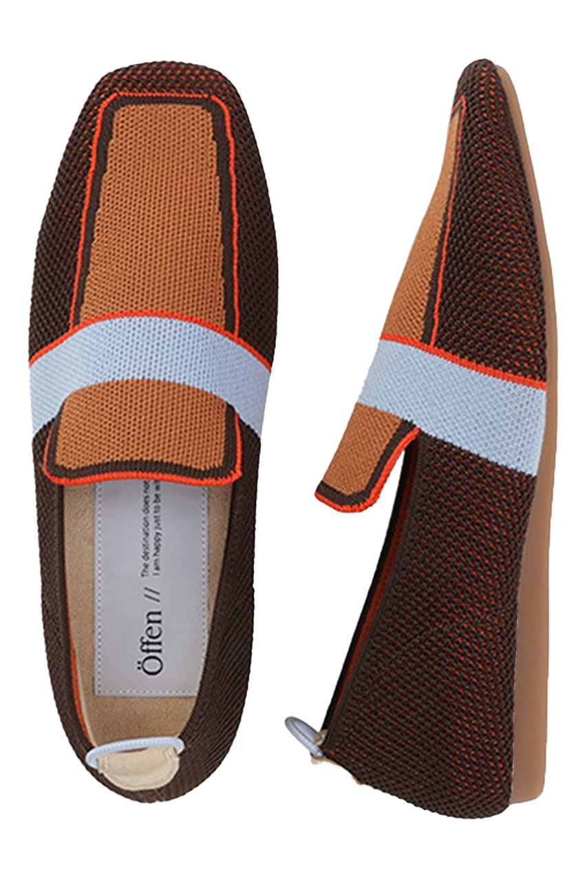 オッフェン/Offenのsquare-OPPEN(BROWN & ORANGE/O22SSQ-0007)