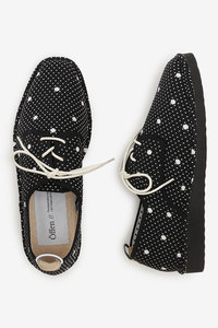 【ほぼ新品】Offen オッフェン square-SHELL フラットパンプス ほぼ新品】Offen オッフェン square-SHELL フラットパンプス - 靴
