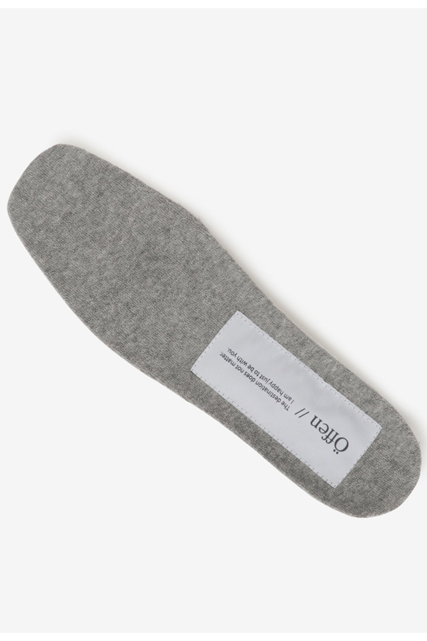 オッフェン/Offenのsquare insole(GRAY/O21SSQ-1002)