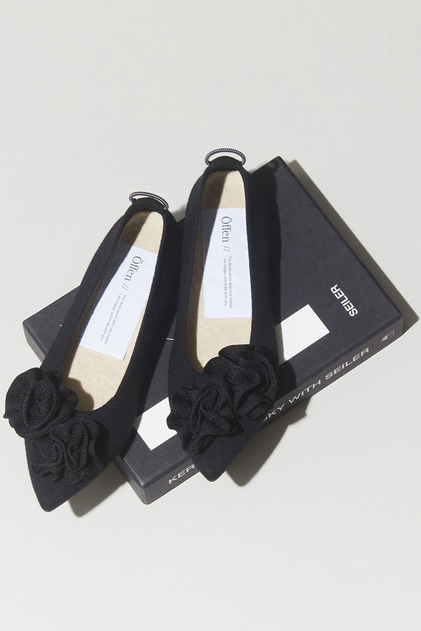 Offen(オッフェン)｜pointed-CELOSIA/BLACK の通販｜ELLESHOP