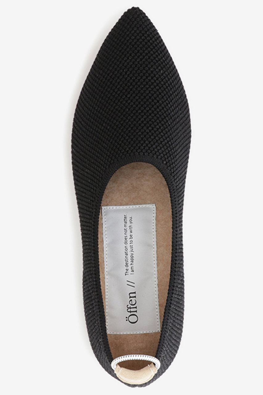 Offen(オッフェン)｜pointed-SIMP/BLACK の通販｜ELLESHOP