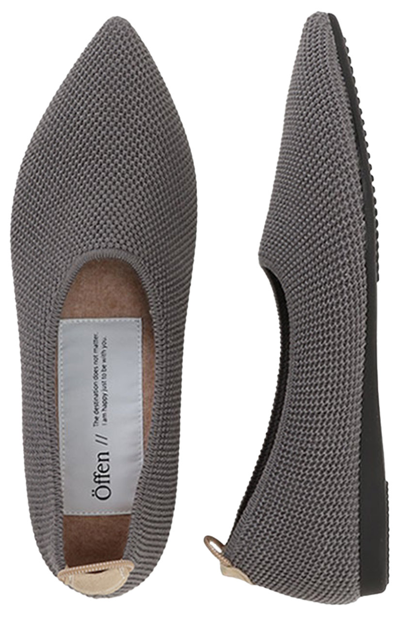 Offen pointed-SIMP (GRAY, 41(25.5cm)) オッフェン ELLE SHOP Offen pointed-SIMP (GRAY, 41(25.5cm)) オッフェン ELLE SHOP