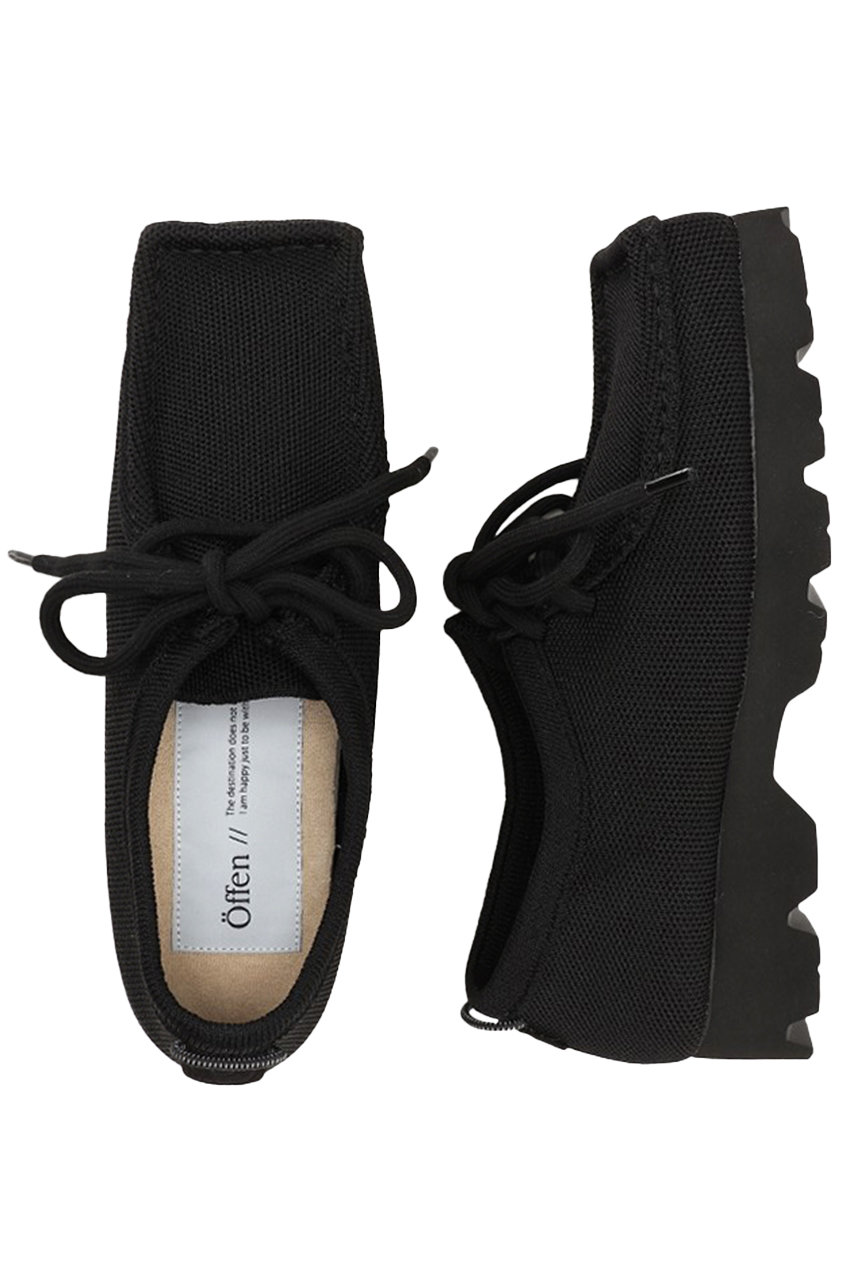 Offen square-CUBICA LACE (BLACK, 39(24.5cm)) オッフェン ELLE SHOP