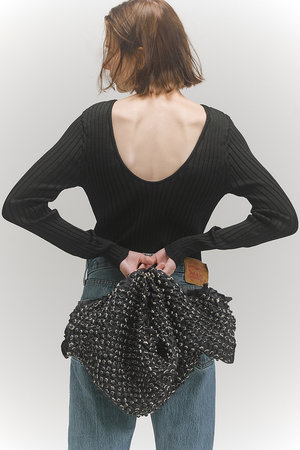 オッフェン/OffenのUMILE Yarn RIB PULLOVER(110100/110103)