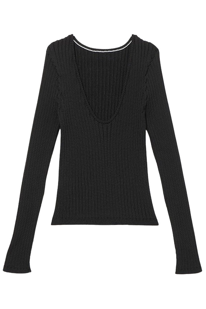 UMILE Yarn RIB PULLOVER