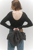 UMILE Yarn RIB PULLOVER