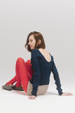 UMILE Yarn RIB PULLOVER