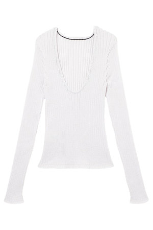 オッフェン/OffenのUMILE Yarn RIB PULLOVER(110100/110103)