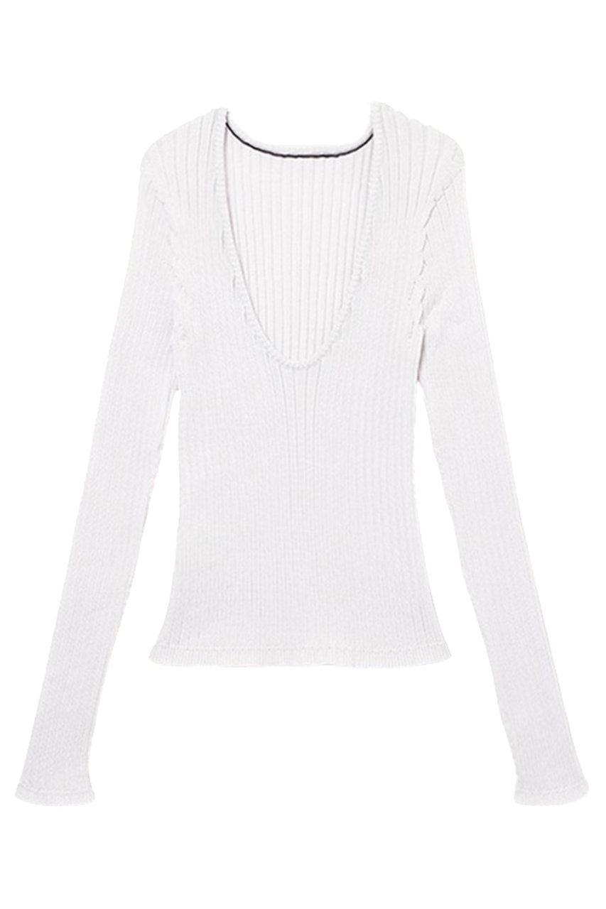 UMILE Yarn RIB PULLOVER