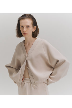 オッフェン/Offenのecopet yarn V-NECK CARDIGAN(110100/110104)