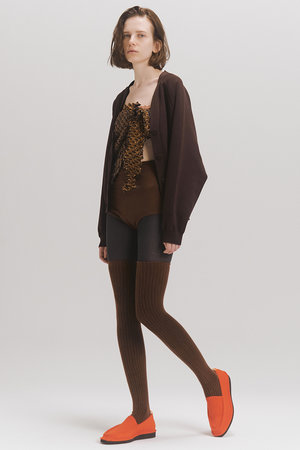 オッフェン/Offenのecopet yarn V-NECK CARDIGAN(110100/110104)
