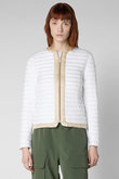 CARINA D30614W IRIS20 ノーカラー キルティングジャケット