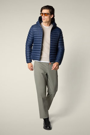 セーブ・ザ・ダック/SAVE THE DUCKの【MEN】DONALD D30650M GIGA N.O.S./フーディーキルティングジャケット(110900/110902)