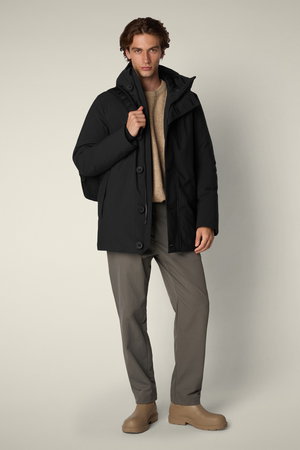 セーブ・ザ・ダック/SAVE THE DUCKの【MEN】RONAN P39340M SMEG/フーディーフロントボタンジャケット(110900/110902)