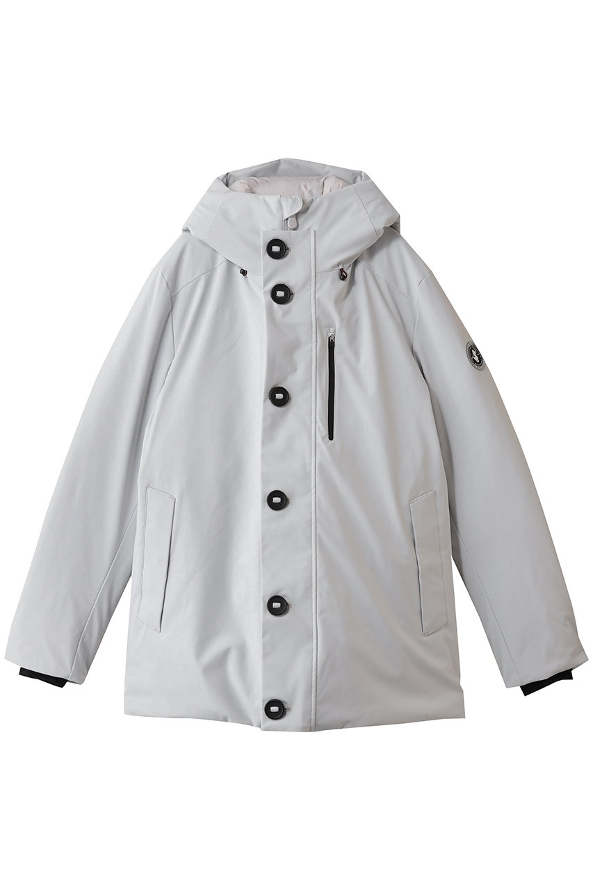 SAVE THE DUCK 【MEN】RONAN P39340M SMEG/フーディーフロントボタンジャケット (フォググレー, M) セーブ・ザ・ダック ELLE SHOP SAVE THE DUCK 【MEN】RONAN P39340M SMEG/フーディーフロントボタンジャケット (フォググレー, M) セーブ・ザ・ダック ELLE SHOP