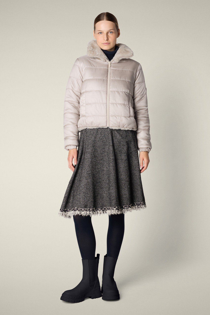 FLEN  リバーシブルコート マフラー付き】キルトリバーシブルコート / ANY | ファッション通販