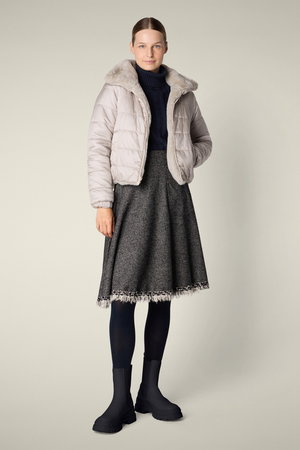 セーブ・ザ・ダック/SAVE THE DUCKのJEON D31352W FURY/リバーシブルフェイクファーショートコート(110900/110902)