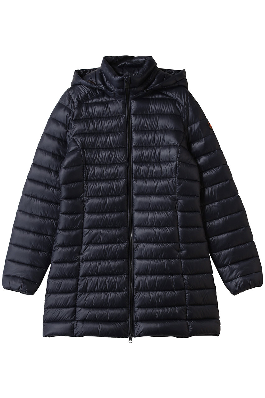 SAVE THE DUCK MIRI D47180W LOVY/キルティングロングコート (ブルーブラック, 2) セーブ・ザ・ダック ELLE SHOP SAVE THE DUCK MIRI D47180W LOVY/キルティングロングコート (ブルーブラック, 2) セーブ・ザ・ダック ELLE SHOP