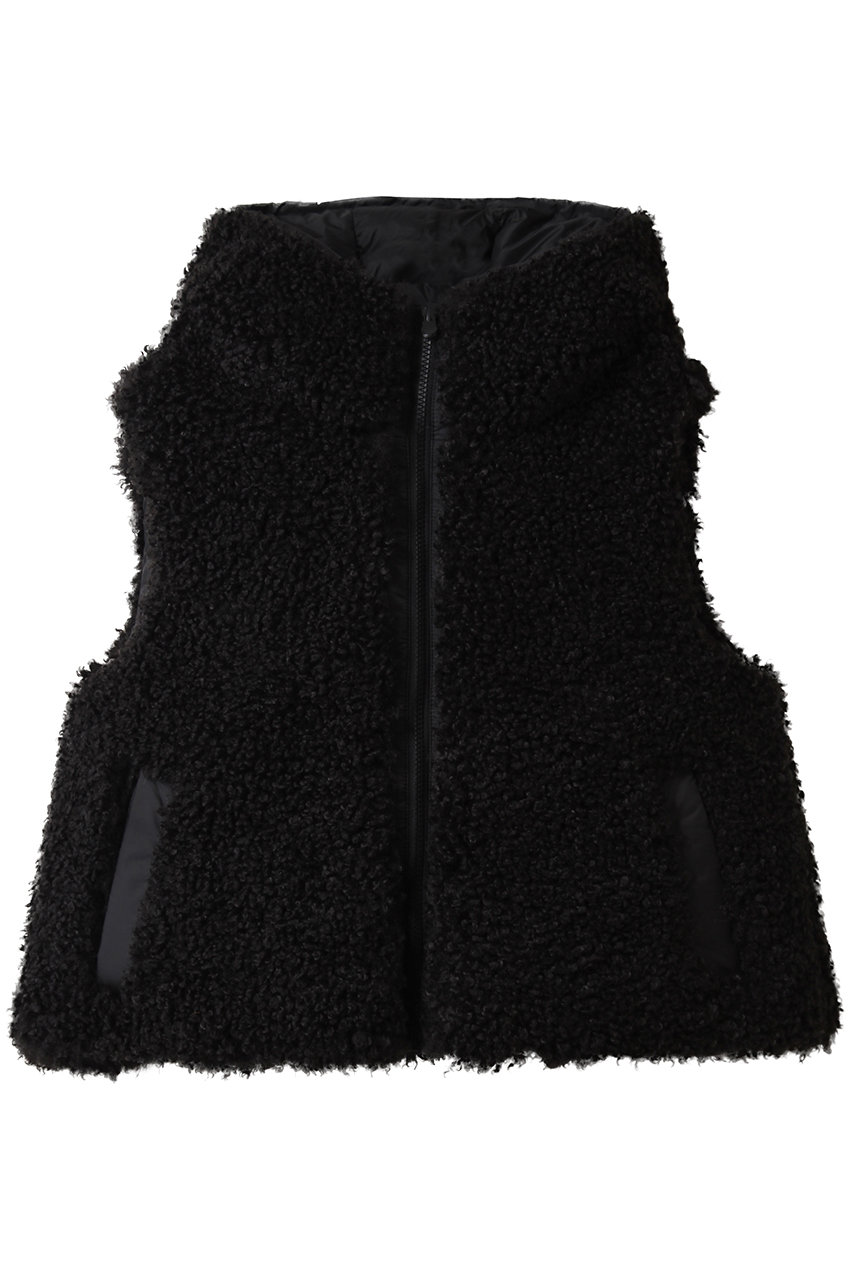 AYLAD82501W CURL/フェイクファーコショートジレ