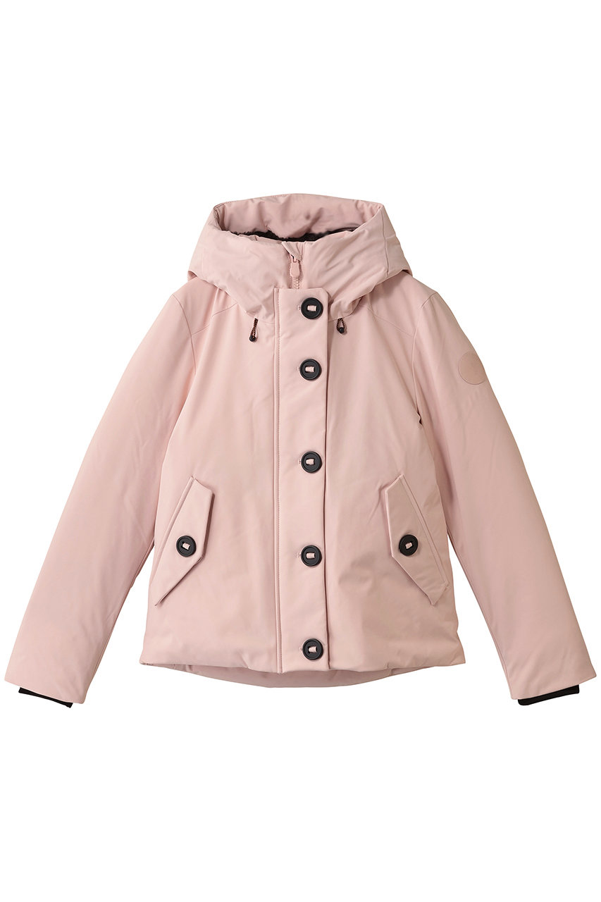 SAVE THE DUCK SHANON P30414W SMEG/フーディーフロントボタンショートコート (ベビーピンク, 1) セーブ・ザ・ダック ELLE SHOP SAVE THE DUCK SHANON P30414W SMEG/フーディーフロントボタンショートコート (ベビーピンク, 1) セーブ・ザ・ダック ELLE SHOP