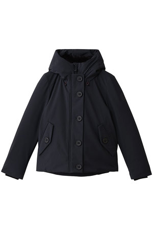 セーブ・ザ・ダック/SAVE THE DUCKのSHANON P30414W SMEG/フーディーフロントボタンショートコート(110900/110902)