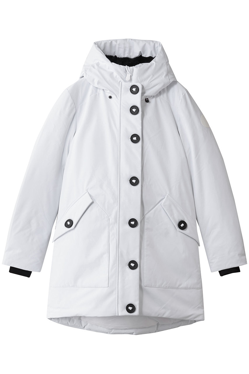 SAVE THE DUCK SIAN P40413W SMEG/フロントボタンロングコート (ホワイト, 1) セーブ・ザ・ダック ELLE SHOP SAVE THE DUCK SIAN P40413W SMEG/フロントボタンロングコート (ホワイト, 1) セーブ・ザ・ダック ELLE SHOP