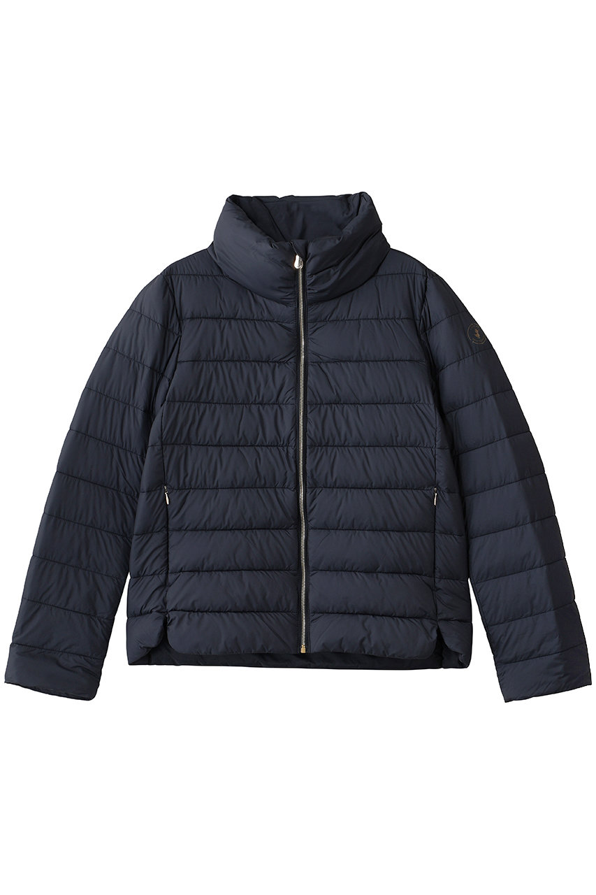 SAVE THE DUCK MONK D33002W キルティングショートジャケット (ブルーブラック, 1) セーブ・ザ・ダック ELLE SHOP