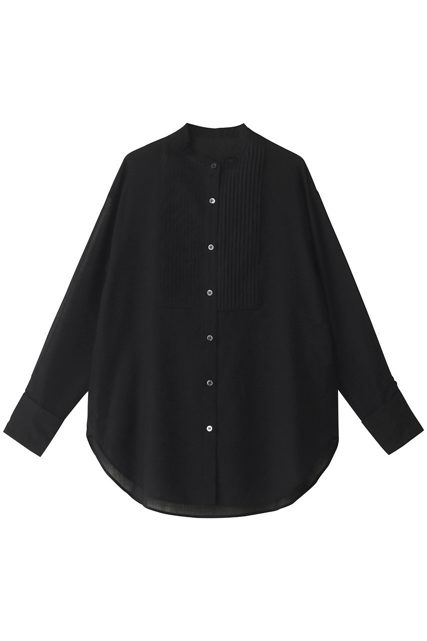 エステータ/estetaのロイヤルウールボイルシャツ(ブラック/BLH6SM0961)