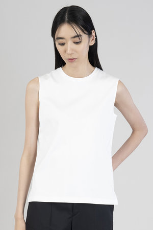 エステータ/estetaのスーピマコットンプレミアムジャージーノースリーブ(110100/110101)