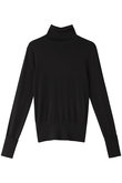 【小さいサイズ】シルクリブ タートルニット