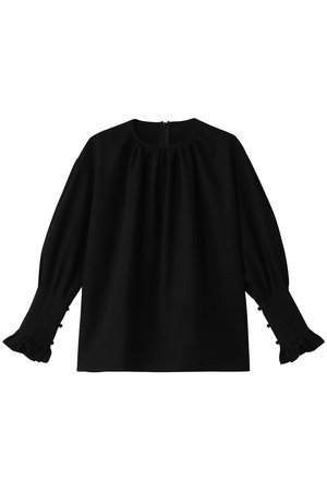 エステータ/estetaのコットンダブルクロス 長袖ブラウス(110400/110403)