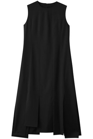 エステータ/estetaのウールシルクギャバジン ランダムヘム ワンピース(110500/110503)