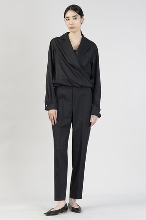 エステータ/estetaのウールシルクギャバジン パンツ(110600/110601)