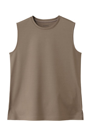 エステータ/estetaの【小さいサイズ】スーピマコットンプレミアムジャージーノースリーブTシャツ(110100/110101)