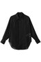 コットンオーガンジー ドレスシャツ エステータ/esteta ブラック