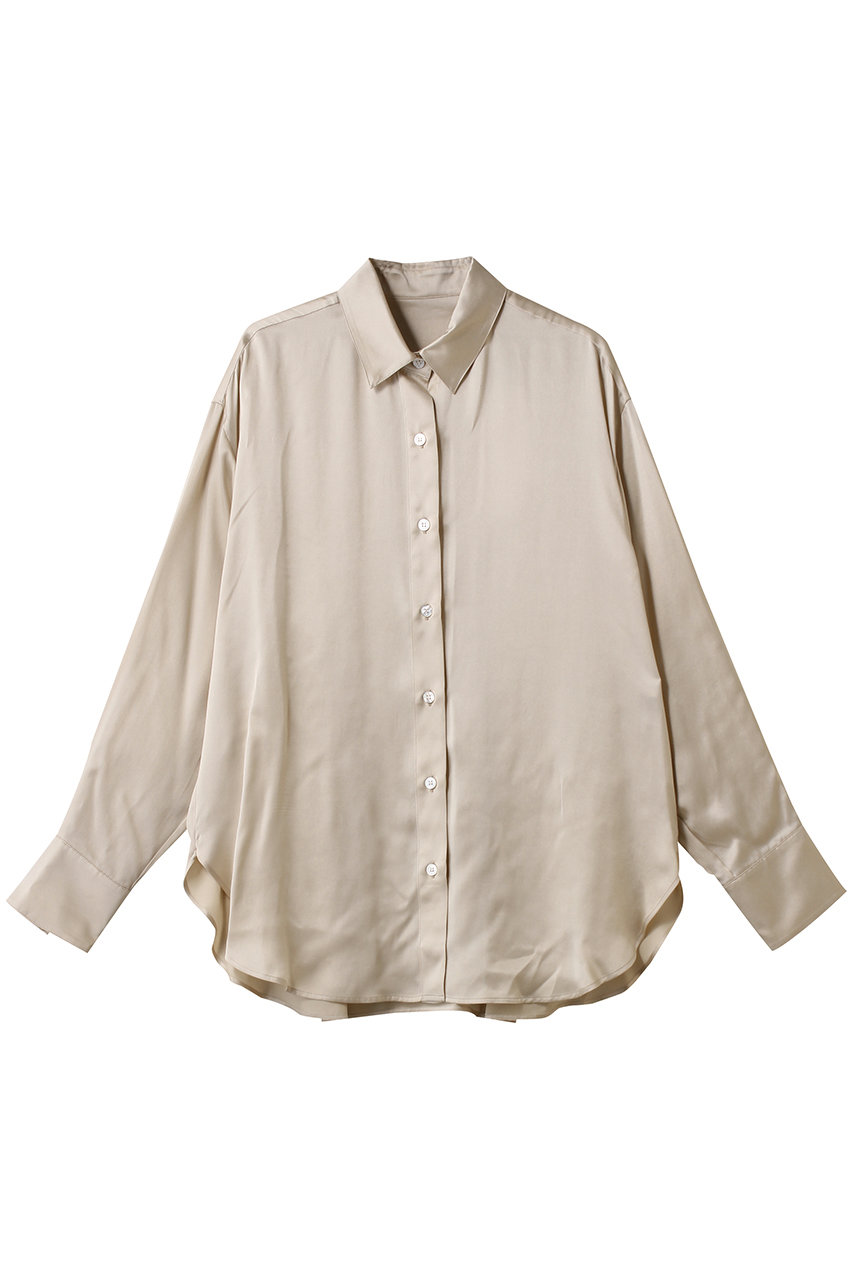 esteta 【小さいサイズ】シルクサテン シャツ (アイボリー, 32) エステータ ELLE SHOP esteta 【小さいサイズ】シルクサテン シャツ (アイボリー, 32) エステータ ELLE SHOP