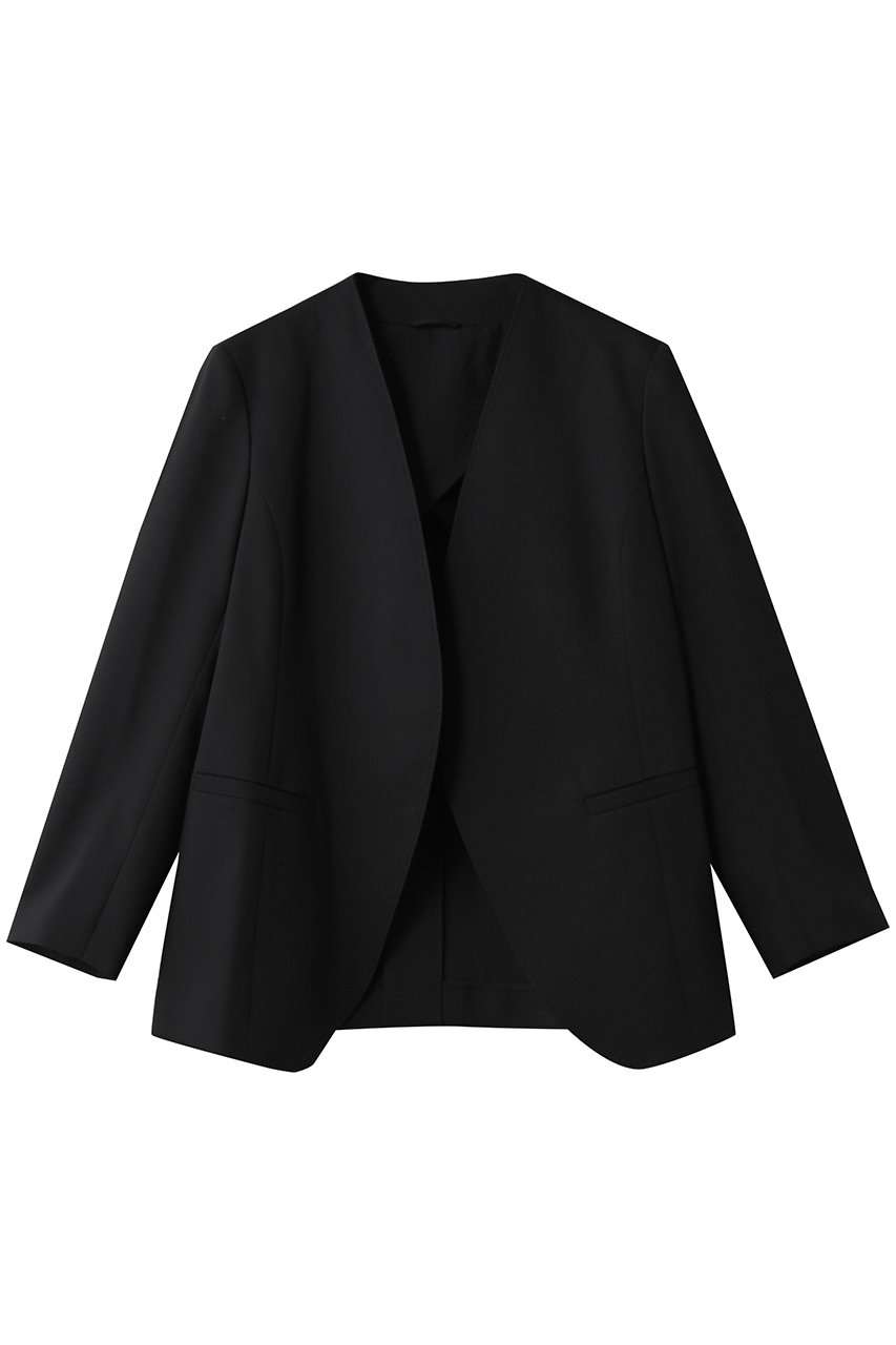 esteta ライトダブルクロス ジャケット (ブラック, 38) エステータ ELLE SHOP esteta ライトダブルクロス ジャケット (ブラック, 38) エステータ ELLE SHOP