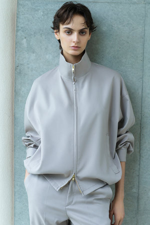 エステータ/estetaの【小さいサイズ】ライトダブルクロス ブルゾン(110800/110802)