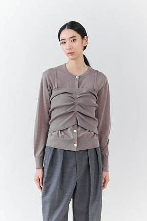 エステータ/estetaの【小さいサイズ】ビスチェカーディガン(110300/110303)