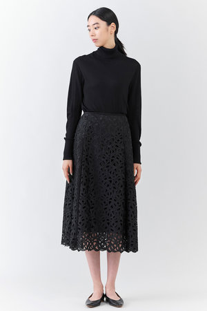 エステータ/estetaの【小さいサイズ】ジオメトリックレース スカート(110700/110703)